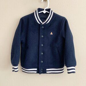 Baby Gap Navy Blue Varsity Jacket • 4 Years